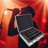 Carry Case Aluminum Alloy Storage Box Handheld Organizer Foam Compartment Handle Buckle Suitable for