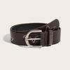 Punk Star Shape Alloy Buckle Pu Leather Belt For Casual Outdoor Wear