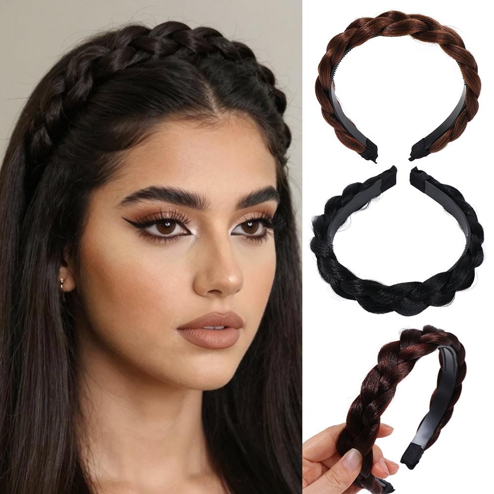 Synthetische Damen Haarbänder Modisch Elastisch Rutschfest Für Damen Und Mädchen