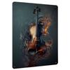 Artistic Violin Metal Wall Art Home Decor Creative European Musical Instrument Wall Hanging