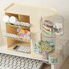 Large Capacity Student Pen Holder Organizer Drawer Style Cosmetic Storage Cabinet  Study Room