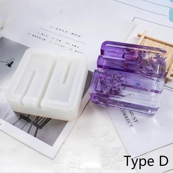 6 Types Silicone Mold of Mobile Phone/Pen Holder s Resin Epoxy DIY Jewelry Making Tools ( Only)