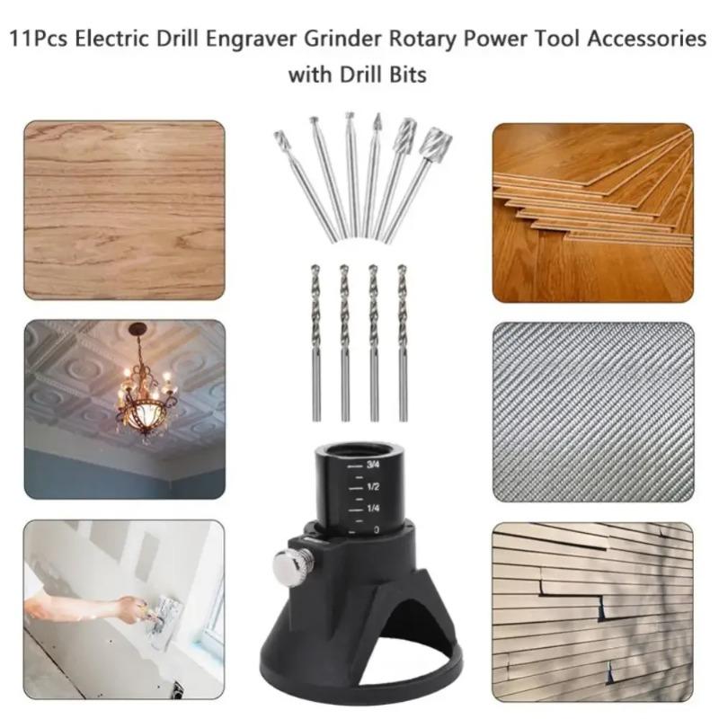 Mini Rotary Tool Positioner Horn Cover Locator Model Fixing Tool Multi‑function Electric Grinder Holder for DIY Craft Cutting