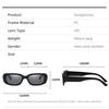 New Vintage Oval Sunglasses Woman Luxury Brand Small Rectangle Sun Glasses Female Small Ellipse Eyewear Uv400