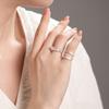 Elegant Adjustable Vintage Ring for Women - Luxurious Non-Fading Design