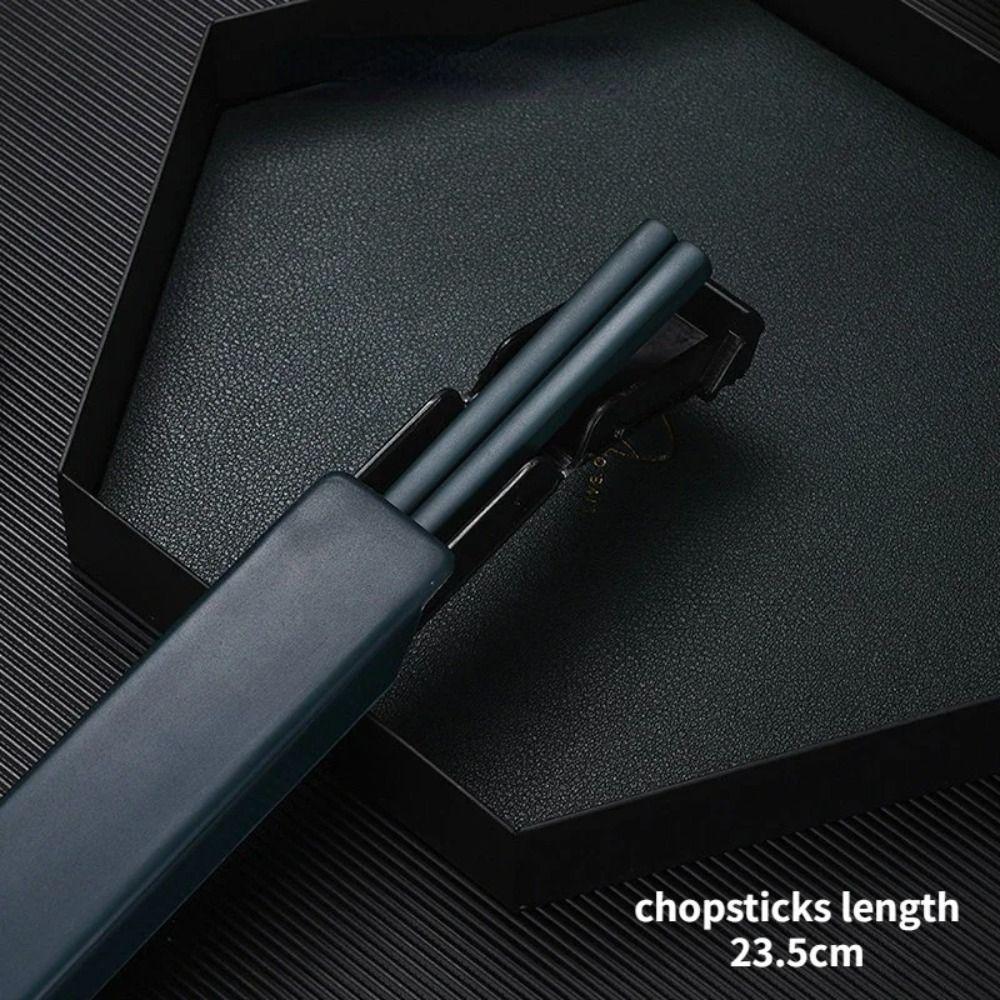 

Портативный ланч, столовая посуда, коробка для хранения, держатель, набор столовой посуды, палочки для еды, еда темно-зеленого