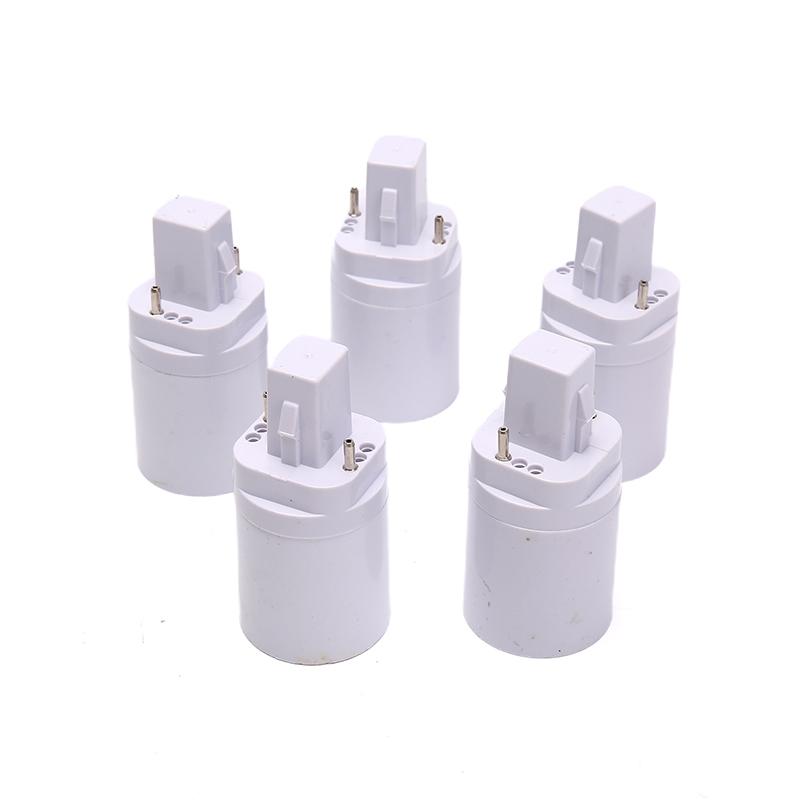 5Pcs G24 To E27 Socket Led Lamp Adapter Flexible Extend Lamp Base Led Light