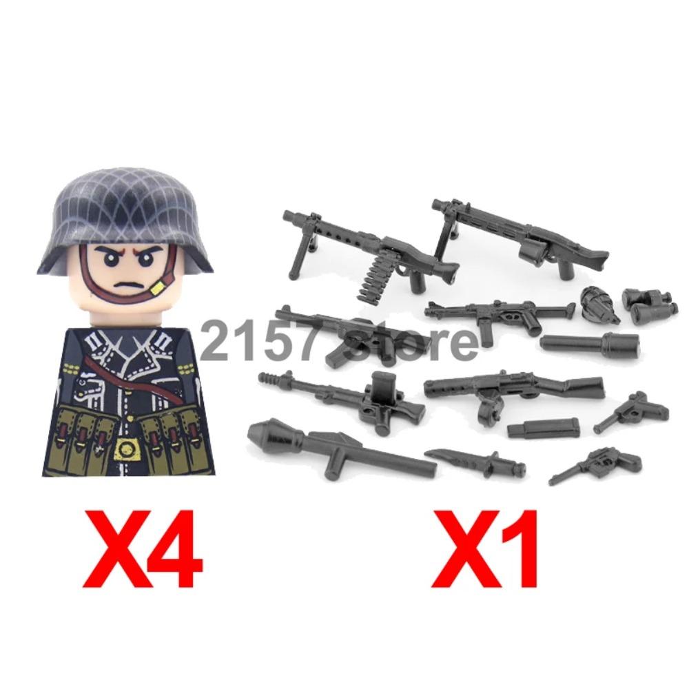 Military Soldier Figure Building Block Weapons Ranger Camouflage Vietnam War US Special Forces KSK Medical Bandit Thief Toy Gift