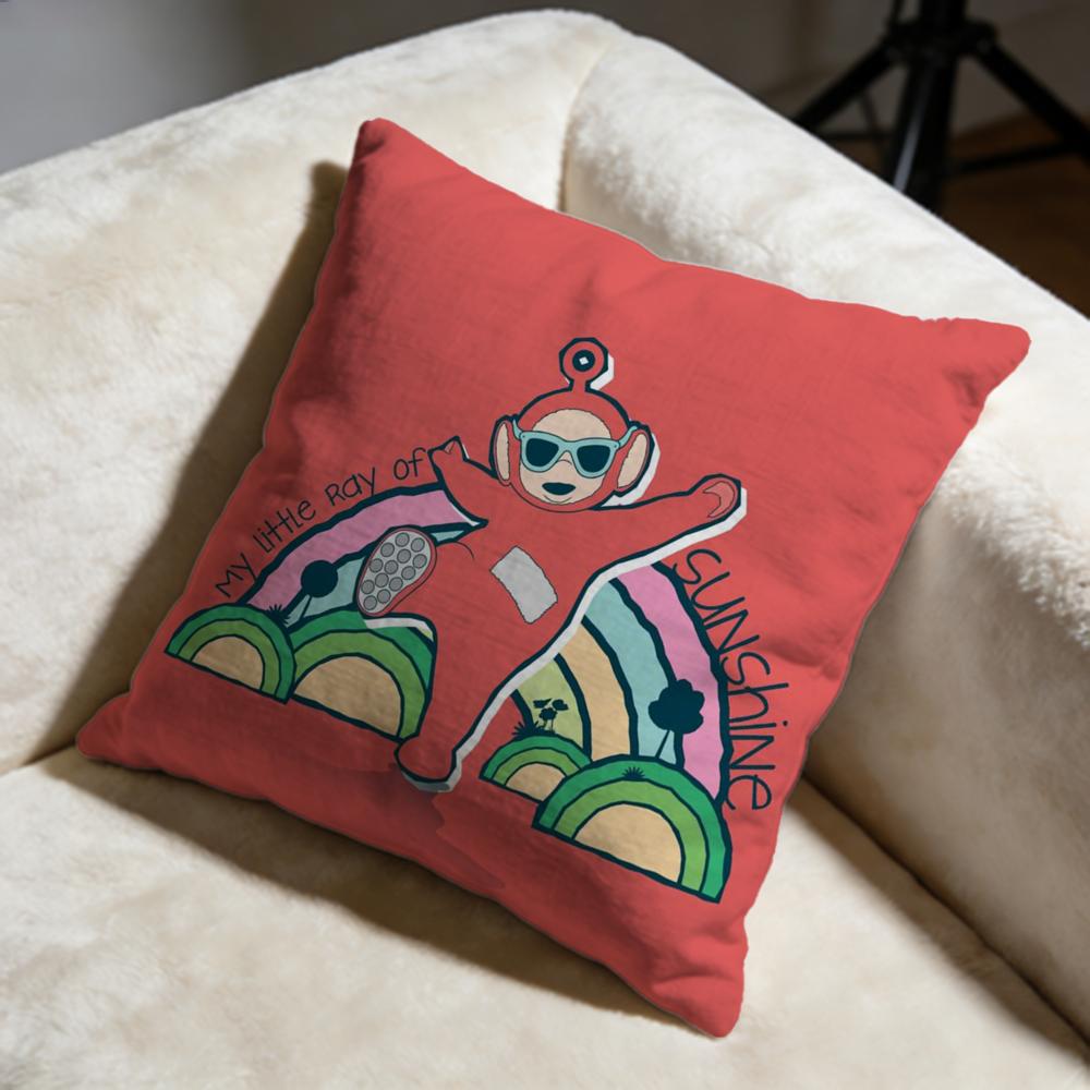 Popular TTeletubbiesed Cushion Cover Soft Decorative Pillow Case Suitable for Bedroom Sofa Car Travel Use