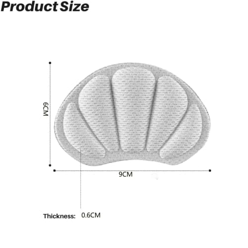 JUTOSU Heel Pads, Cushion Pads, Heel Protection Pads, Shoe Heel Protection Pads, Anti-Slip Pads, Prevents Shoes from Slipping Off, Prevents Slipping,