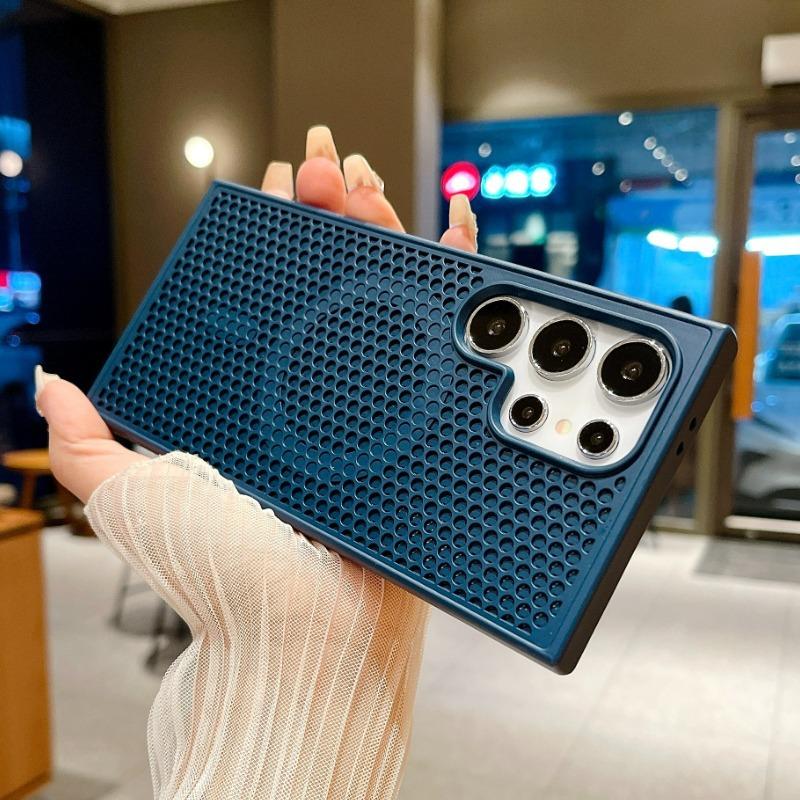 Trojrozměrné Duté Vhodné pro Pouzdro na Mobilní Telefon Samsung S25 Ultra Magnetické Absorpční S23FE Matné Chlazení S24Plus Ochranné Pouzdro