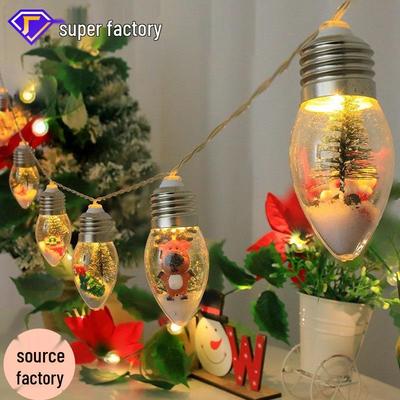 LED Christmas Chandelier String Lights for Tree & Wall Decorations
