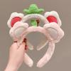 Comfortable Plush Hair Band Stylish Lovely Hair Hoop For Skin Care Bathing Nonslip Design Gentle On Skin