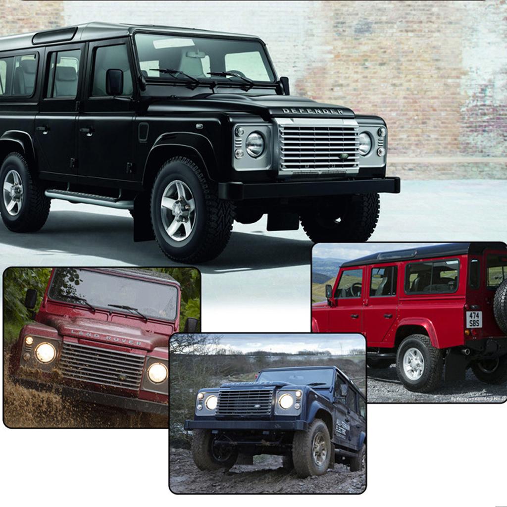 Maßstab 1:32 Land Rover Defender Druckgussauto-Modellspielzeug, zurückziehbares Spielzeugfahrzeug mit Ton und Licht für Kinder, Kleinkinder, Jungen und Mädchen, Geschenkkollektion