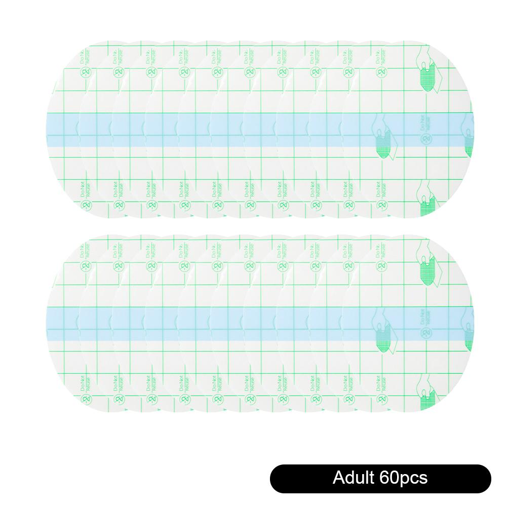 60-20Pcs Adhesive Ear Pad Anti-Wear Foot Patch Heel Patch Waterproof Baby Adult Bath Ear Protector for Bathroom Swimming Sticker