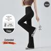 Women's High-Waist Flared Pants - Petite, Lightweight Summer Style, 2025 Collection, No-Drop Long Casual Design