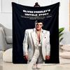 Elvis Presley Performance Blanket Soft & Cozy Perfect for Seaside Office Livingroom All-Season Use Digital Print Perfect Gift for Relatives and Friend