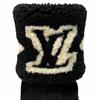 Great LOUIS VUITTON Boots Snowdrop Line LV Logo Shearling Black Mouton Women 35 Used