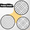 9-piece Stencil Embroidery Practice Set with Line Patterns
