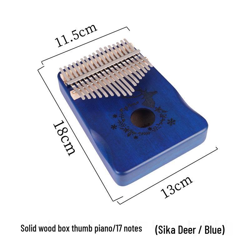 Kalimba Duimpiano: 17-Toons & 21-Toons Muziekinstrument voor Beginners voor Kinderen