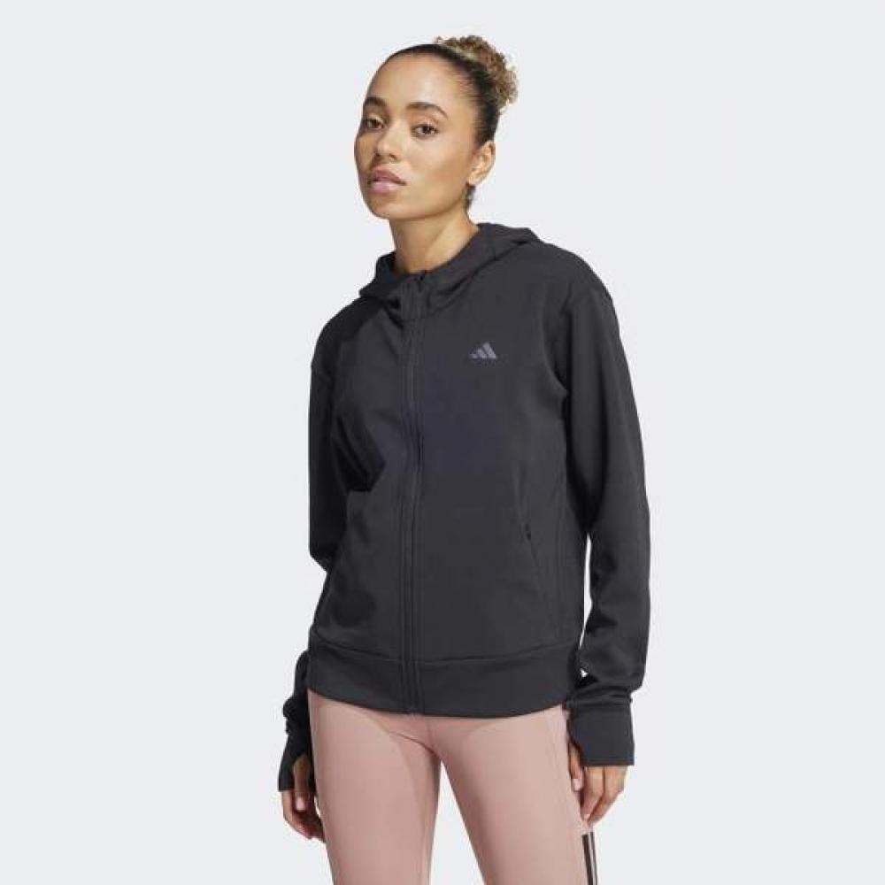 Adidas Women S Climacool Technology D4t Full Zip Hoodie