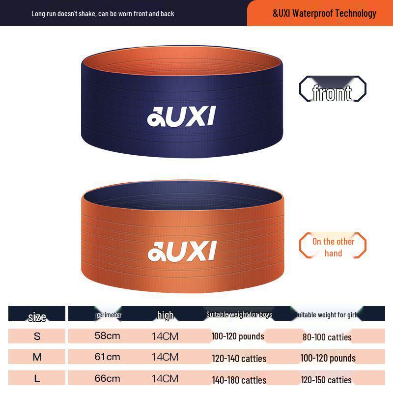 Unisex Water-Repellent Knitted Running Waist Bag with Invisible Phone Pocket