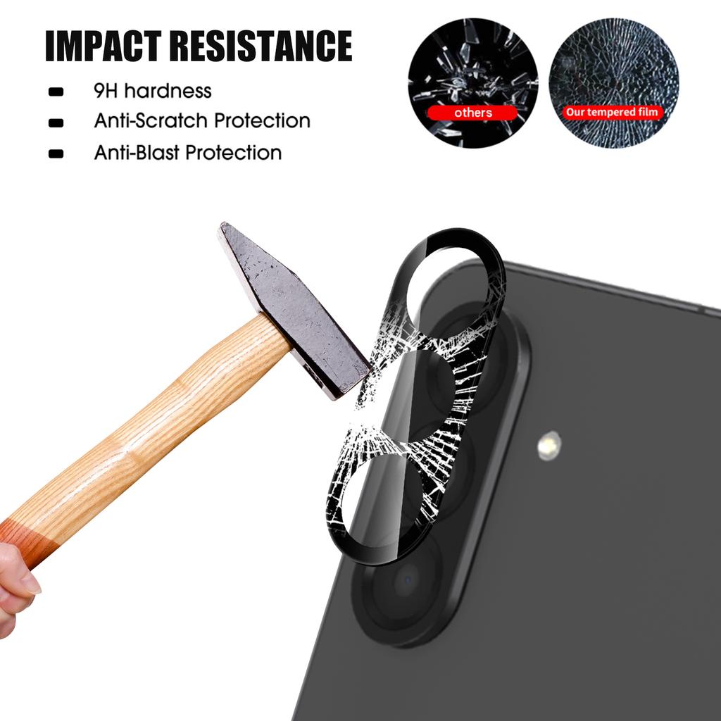 1-5PCS HD Phone Camera Screen Protector Flim Cover For Samsung A57 A37 A17 A07 A56 A36 A26 A16 A06 9H Anti-scratch Protector Cap