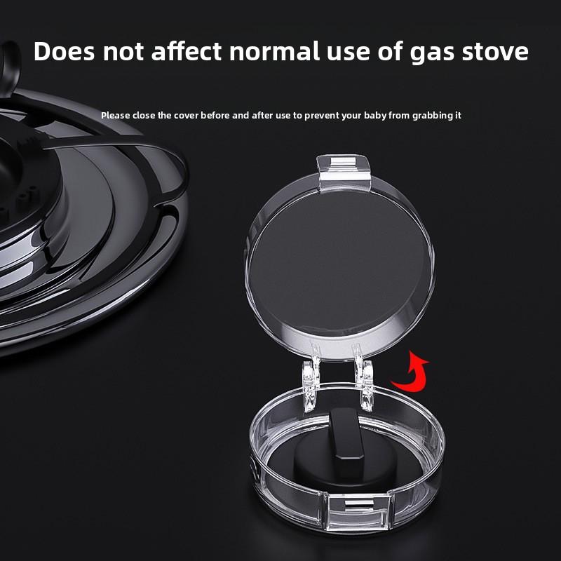 2pcs High Temperature Resistant Gas Stove Switch Protective Cover for Kitchen