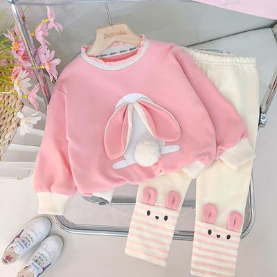FiveFive Spring Autumn Baby Clothes Suit Children Girls Fashion T-Shirt Pants 2Pcs/Set Infant Outfits Toddler Costume Kids Tracksuits