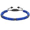 Natural Stone Beaded Adjustable Bracelet Women Minimalist Geometric Design Handmade Crystal Jewelry