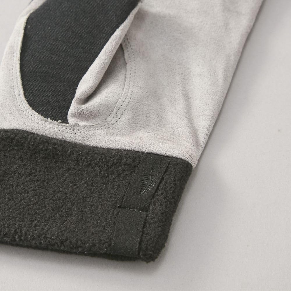 Free Knot Photonic Fouron Sheepback Gloves, 3-Piece Cut, Medium, Black, Y4622-M-90