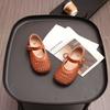 Little Girls Kids Princess Style Hollow Out Closed Toe Soft Sole Summer Sandals