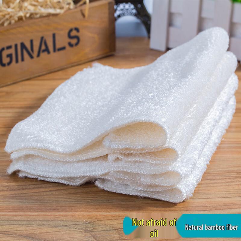 Qiao Yi Bamboo Fiber Thickened Dishcloths