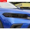 TPU Car Headlight Protective Film Headlamp Restoration Transparent Black Sticker For Honda Civic 11th Gen 2021 2022 Accessories