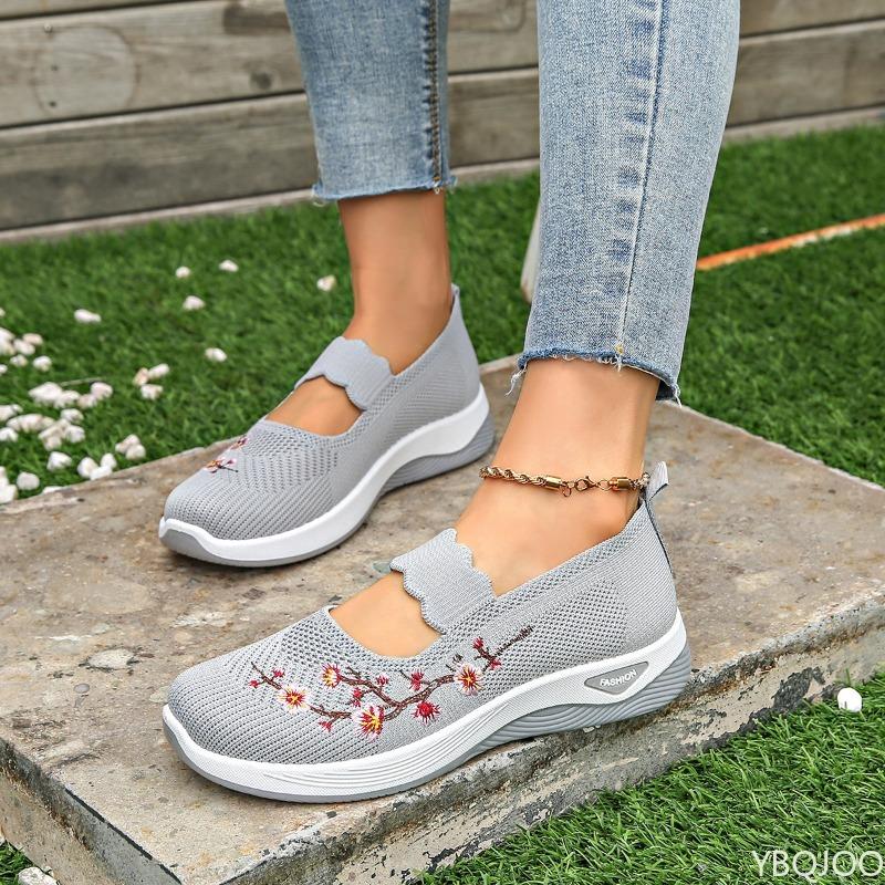 Minimalist Comfortable Anti-slip Soft-soled Shoes Women's Summer Lightweight Breathable Flats Women's Shoes Casual Sports Shoes