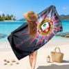 Southampton FC Benutzerhandtuch für den Strand, Personalisierter Name Textdruck, Fußball Logo Weiches Schnelltrocknendes Handtuch Urlaubsgeschenk