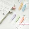 [TG835]Transparent Automatic Page Following Bookmark Clip Reusable Soft Touch Portable Reading Marker
