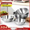 Vangoh Food Grade 304 Stainless Steel Mixing Bowl