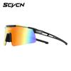 SCVCN New Colorful Cycling Glasses Bicycle Windproof and Sandproof Glasses Sports Sunglasses for Men and Women Outdoor