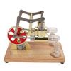 Stirling Engine Model Scientific Physical Model Golden Two Cylinder Balance Stirling Engine Model Educational Toy