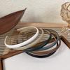 Retro Thin Leather Headband for Woman Girls Elegant Simple Hair Hoop Hair Band Autumn Winter Fashion All-match Hair Accessories