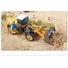 Boys Engineering Dump Truck Toy, Alloy Realistic Excavator Pull Back Truck