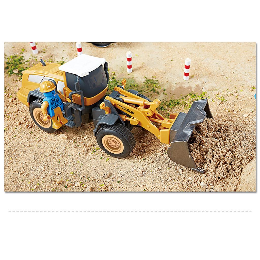 Boys Engineering Dump Truck Toy, Alloy Realistic Excavator Pull Back Truck
