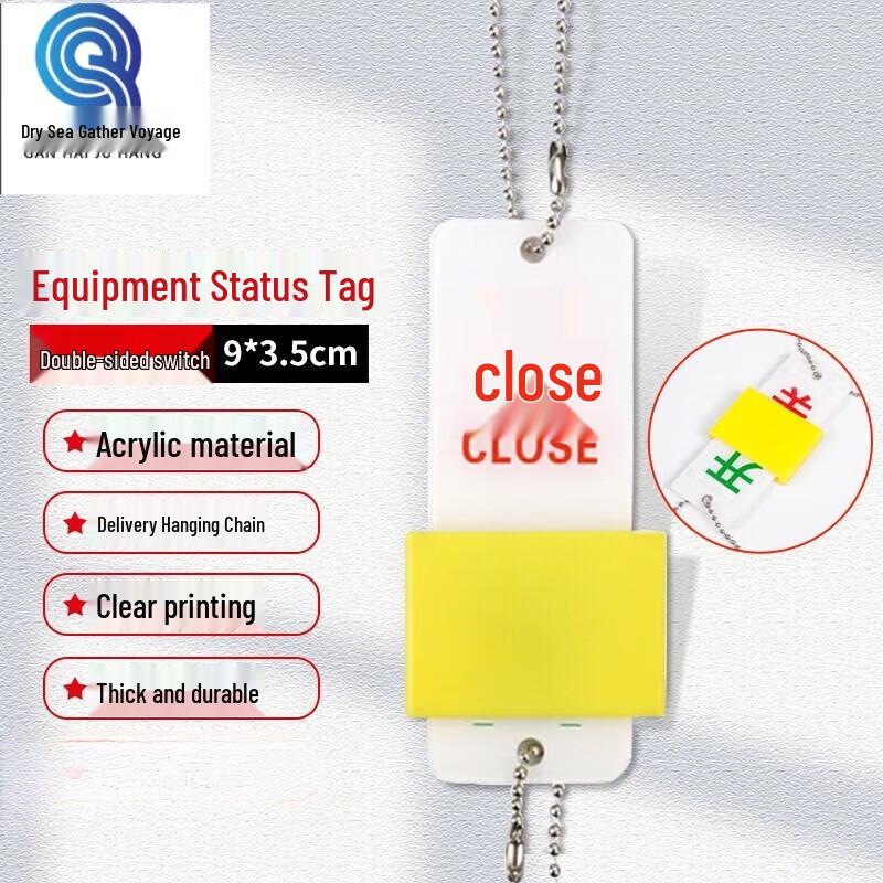 Outdoor Double-Sided Valve Switch Identification Tag