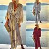 2022 Sequin Fringe Party Cardigan & Skirt Set with Batwing Sleeves