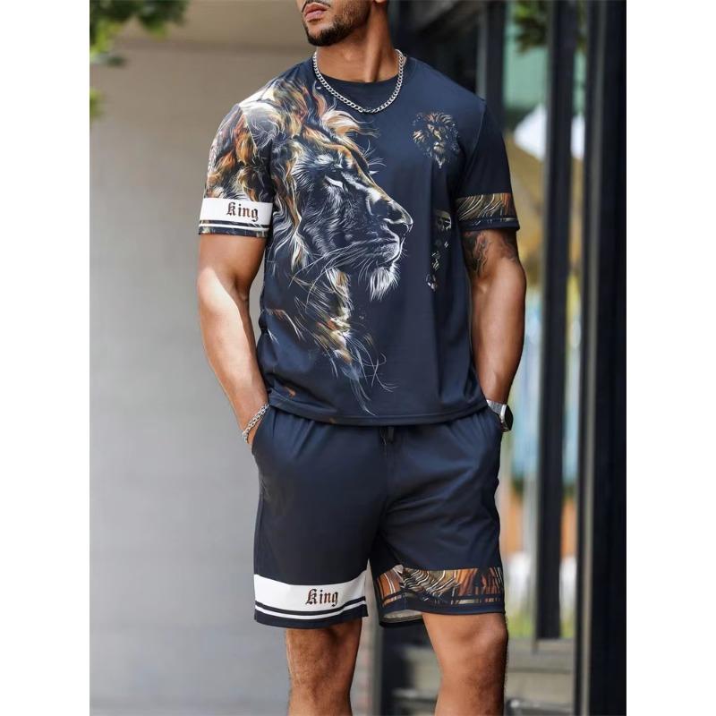 The 2026 summer new men s suit features 3D printed XXS