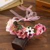 LEVAO New Spring Bridal Wedding Hairband Ladies Sweet Floral Headwear Fashion Corolla Headband Headband Hair Accessories