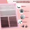 Diy Single Tuft False Eyelashes 5-16Mm Thick Eyelashes Mixed Style Eyelashes
