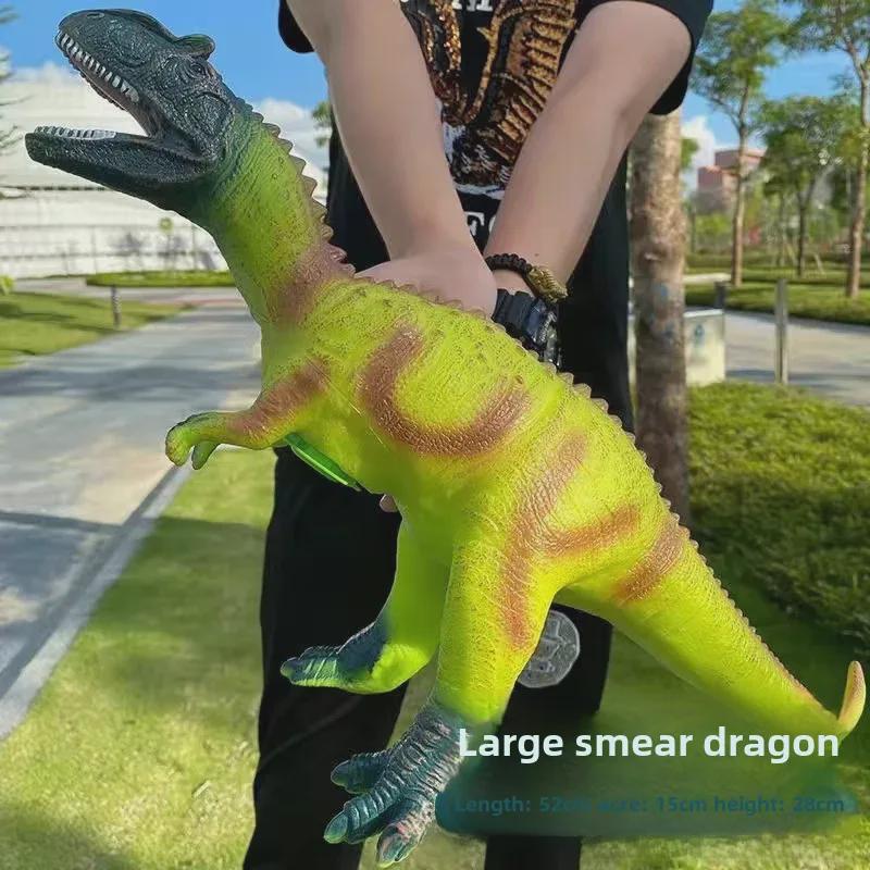 

Большие мягкие гелевые игрушки-динозавры со звуком: Модели тираннозавра и трицератопса для мальчиков Single Dinosaur Sound