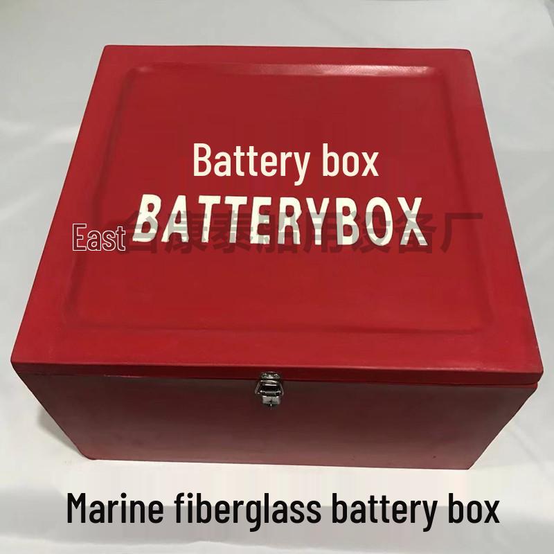 Dual Marine & Firefighting Fiberglass Battery and Hose Storage Box Single Battery Box